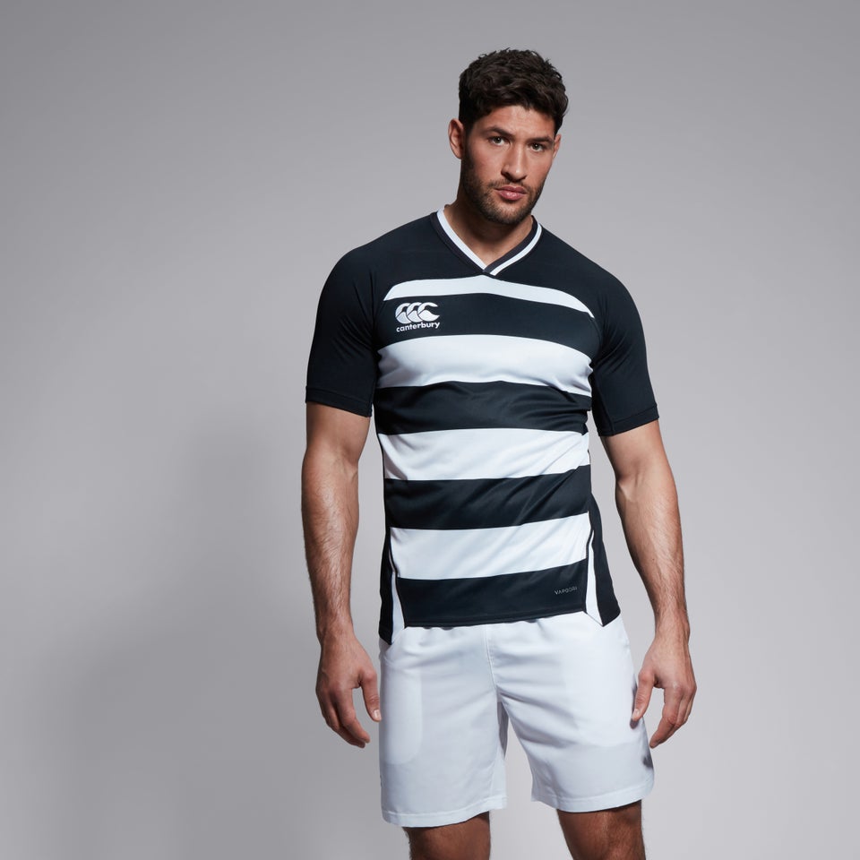 Mens Vapodri Evader Hooped Jersey Black