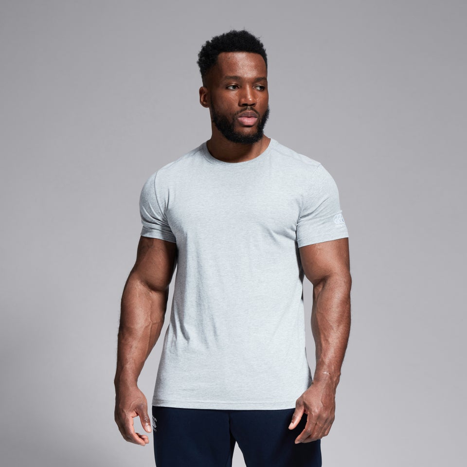 Mens Club Plain Tee Grey