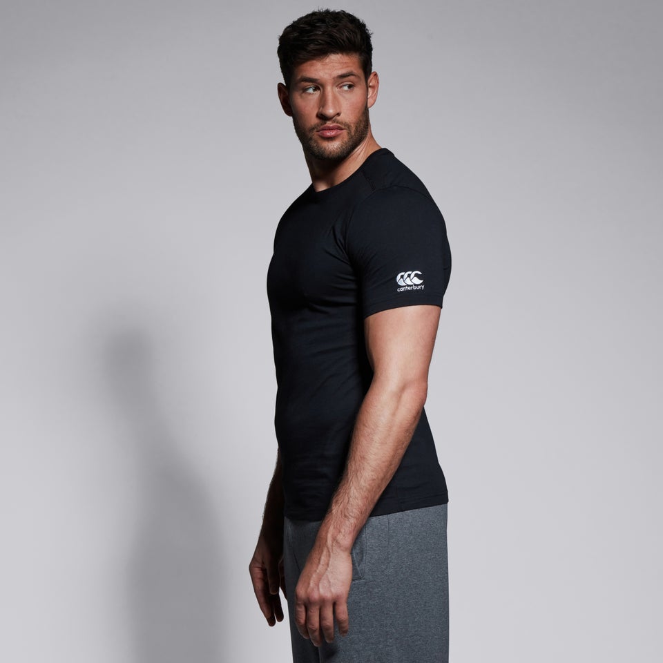 Mens Club Plain Tee Black