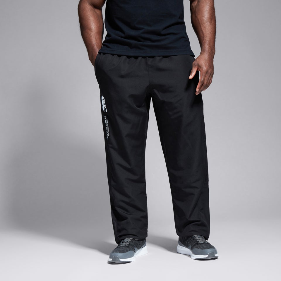 Mens Open Hem Stadium Pant Black