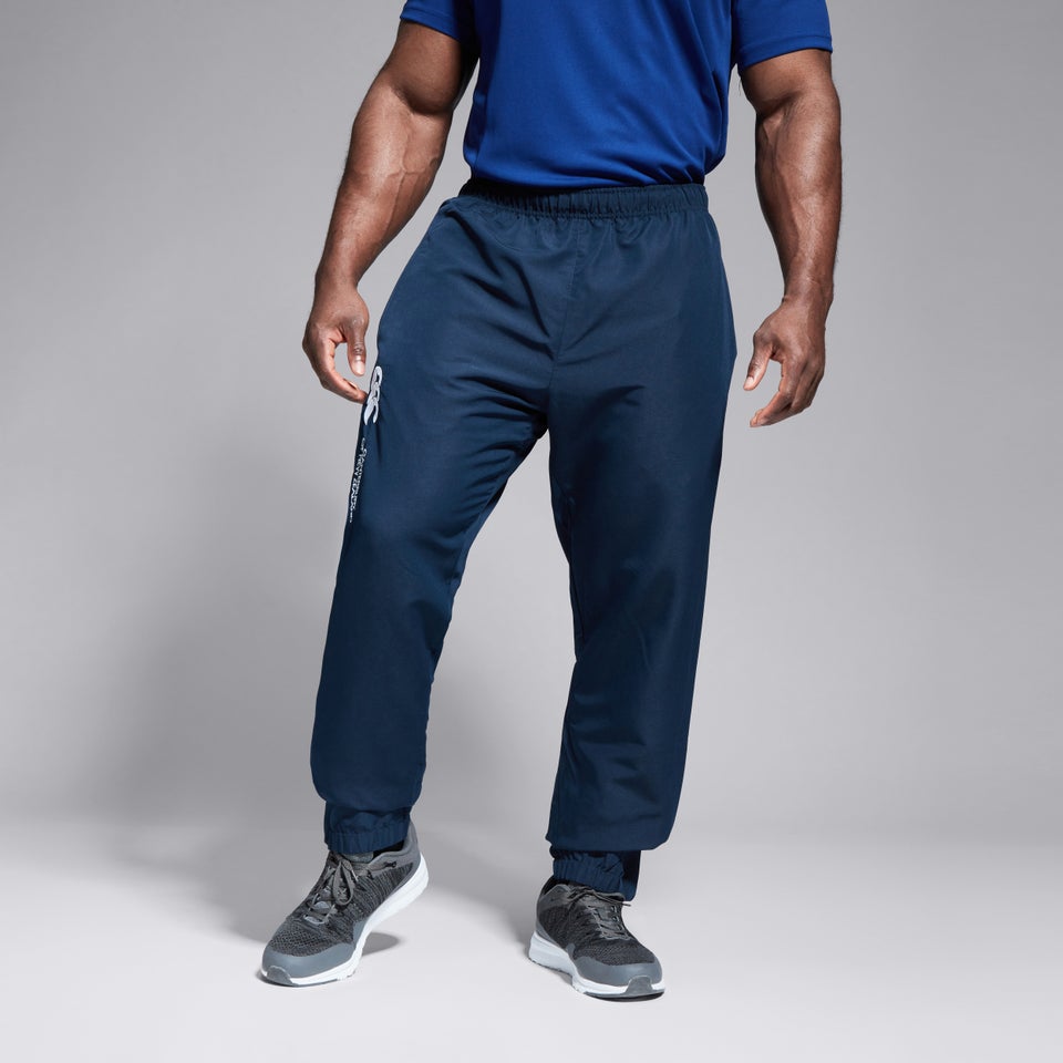 Mens Cuffed Stadium Pant Navy