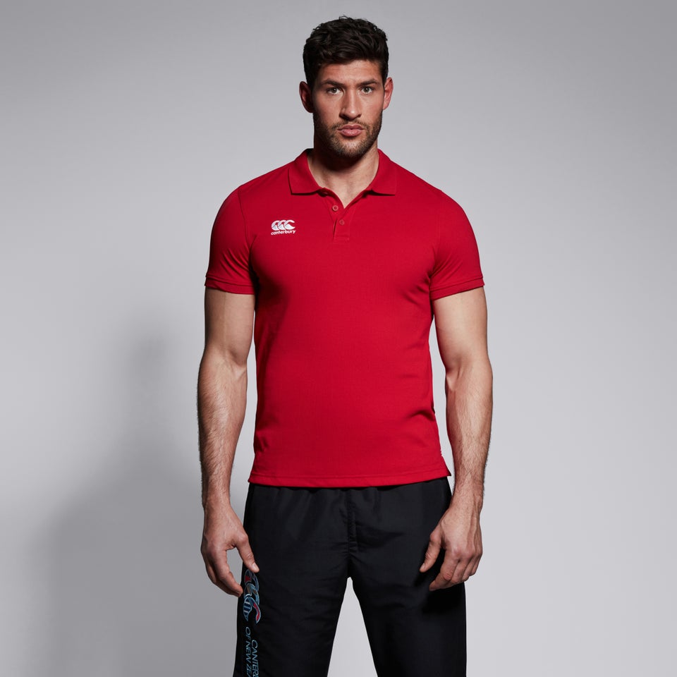 Mens Waimak Polo Shirt Red