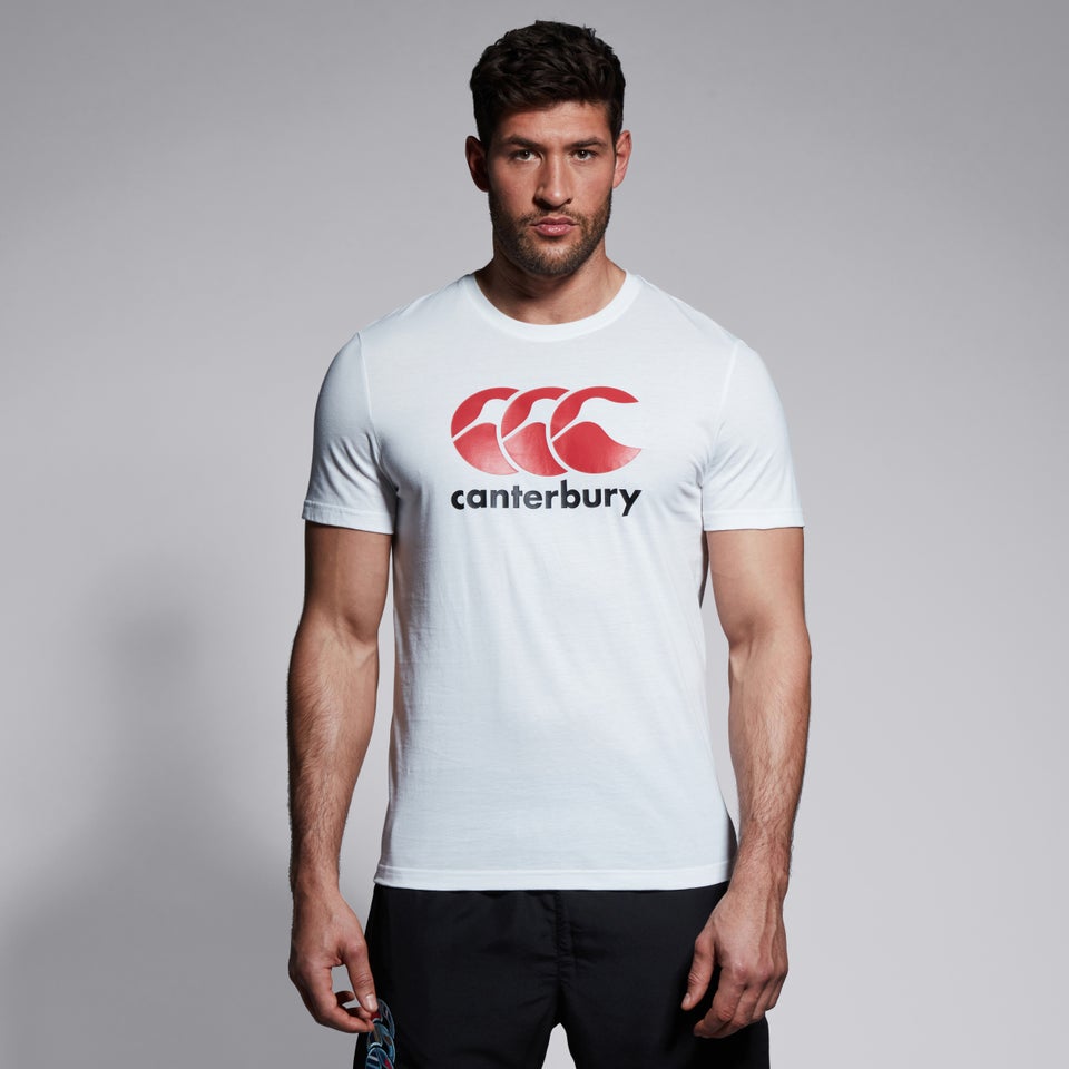 Mens CCC Logo Tee White