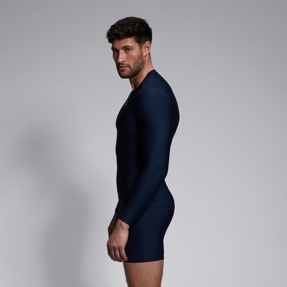 Mens Thermoreg Long Sleeved Top Navy