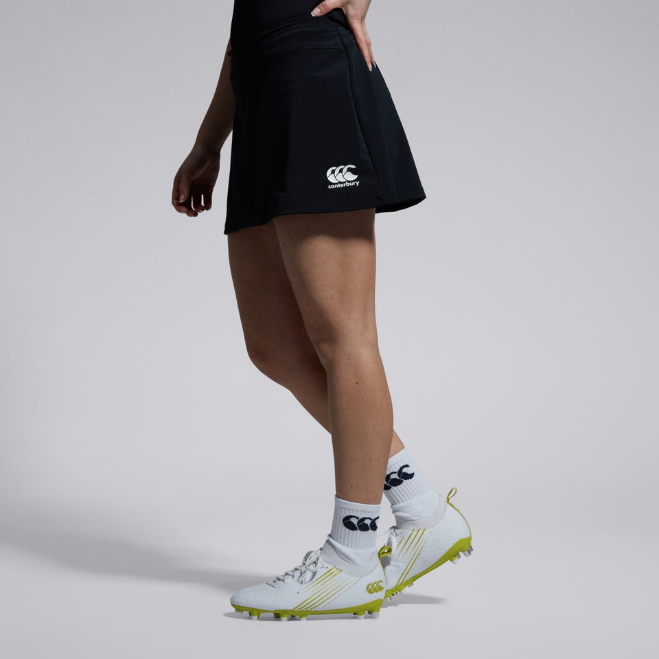 Womens Plain Skort Black