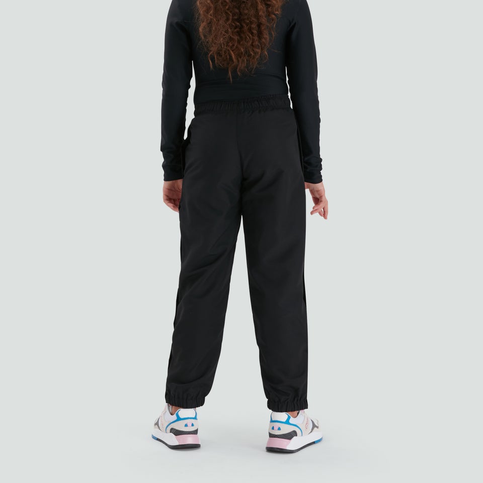 Junior Unisex Cuffed Hem Stadium Pant Black