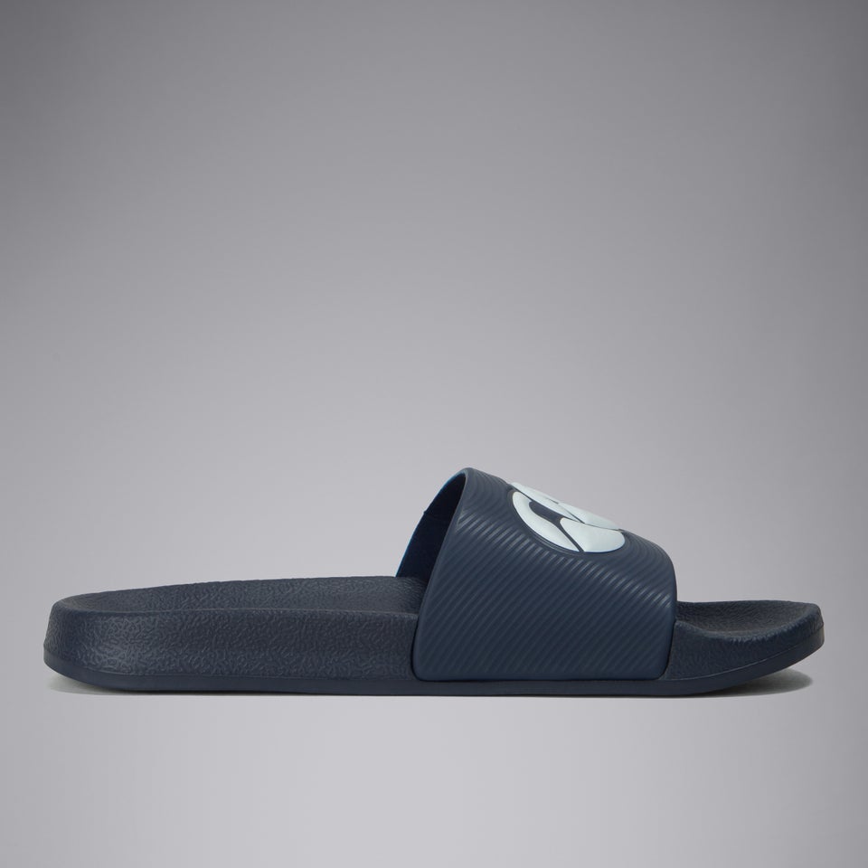 Adult Unisex Wide Fit Slide White/Navy