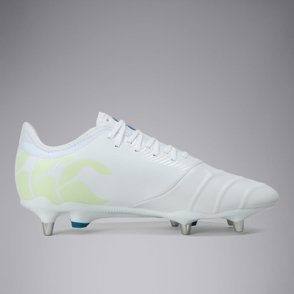 Adult Unisex Phoenix Genesis Pro Soft Ground Boots White/Yellow