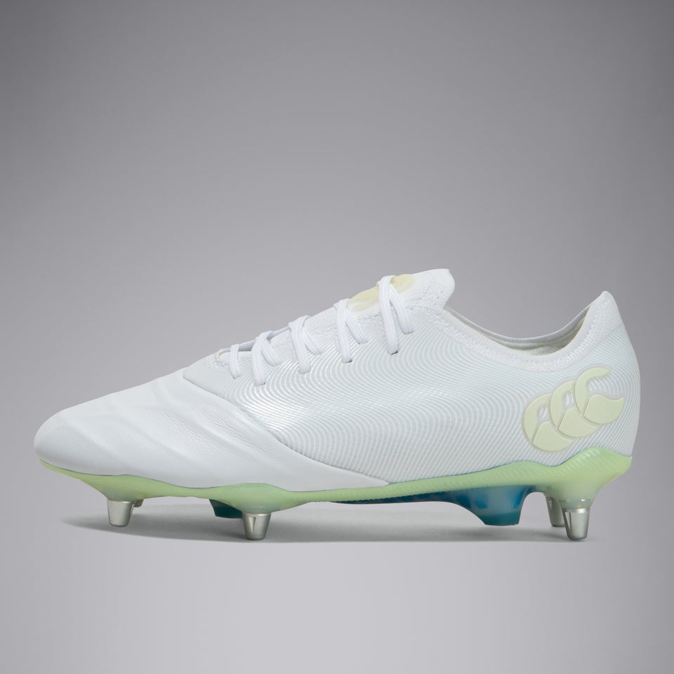 Adult Unisex Phoenix Genesis Elite Soft Ground Boots White/Yellow