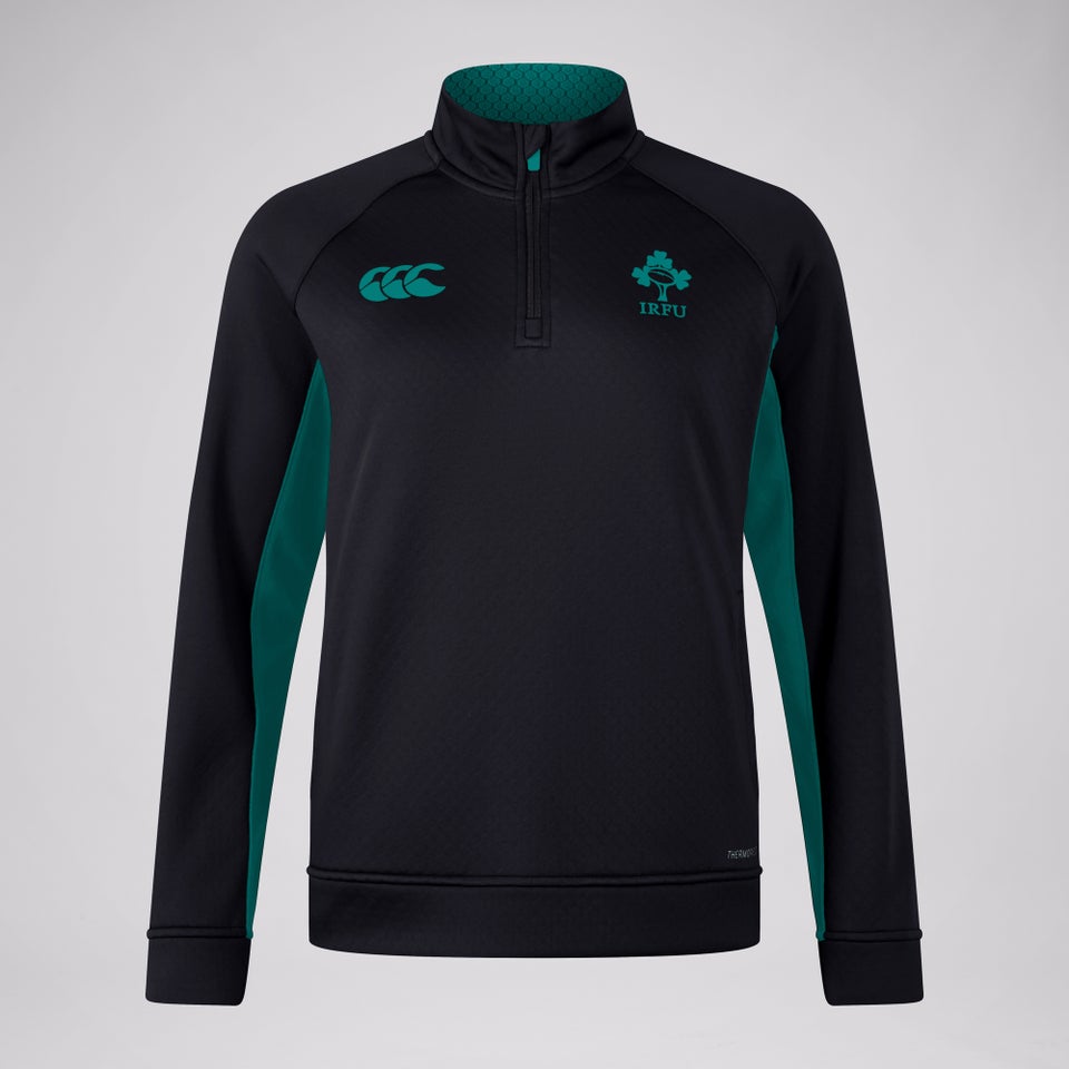 Womens Ireland 1/4 Zip Training Top Black