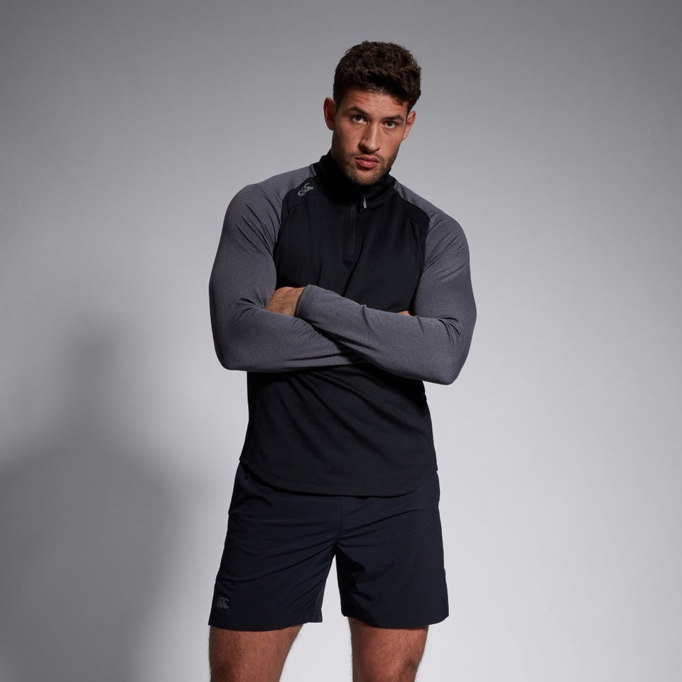 Men'S Elite First Layer Top Black