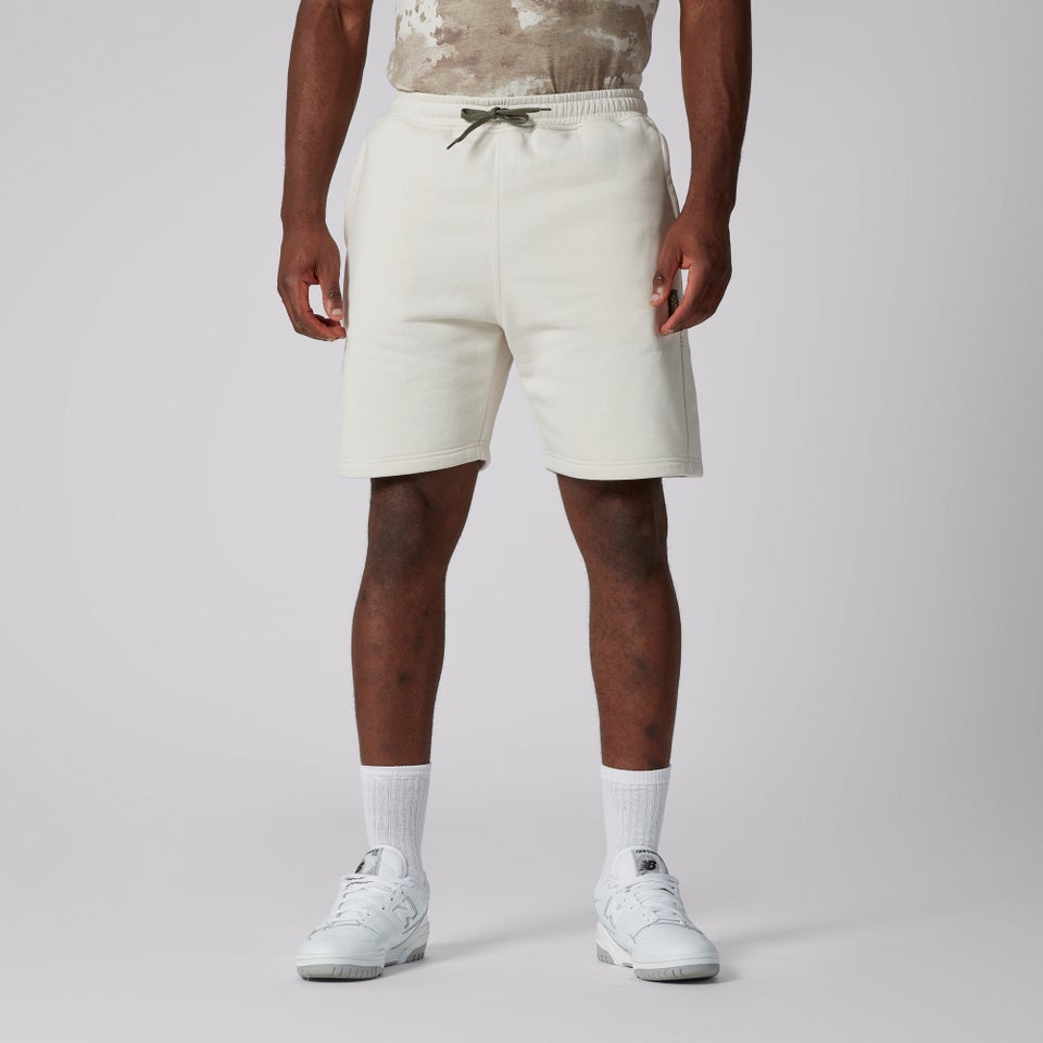 Mens British & Irish Lions Outback Fleece Shorts White