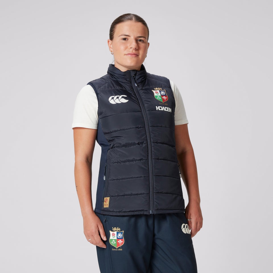 Womens British & Irish Lions Microlight Gilet Navy