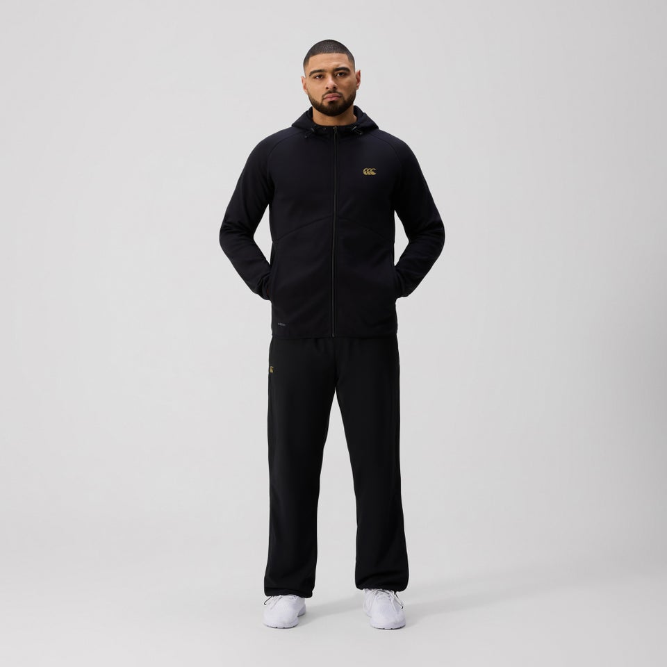 Mens Tempo+ Full-Zip Hoodie Black