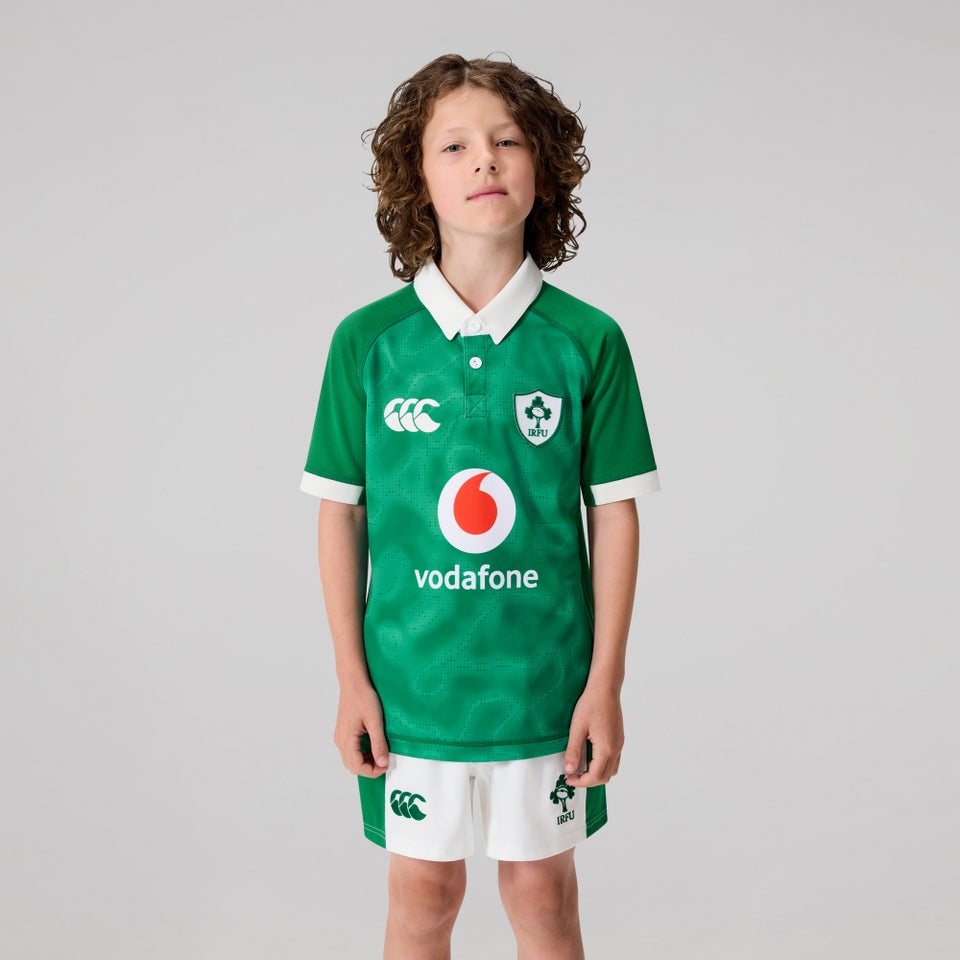 Junior Unisex Ireland Home Pro Jersey Green/White