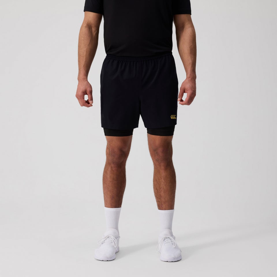 Mens Tempo+ 2-in-1 Short Black