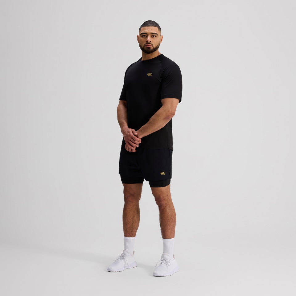 Mens Tempo+ 2-in-1 Short Black