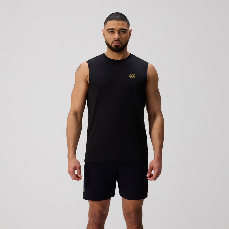 Mens Tempo+ Training Tank Black
