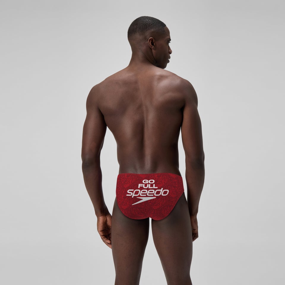Mens British & Irish Lions 7cm Briefs Red