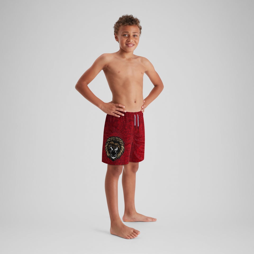Boys British & Irish Lions 13" Watershorts Red