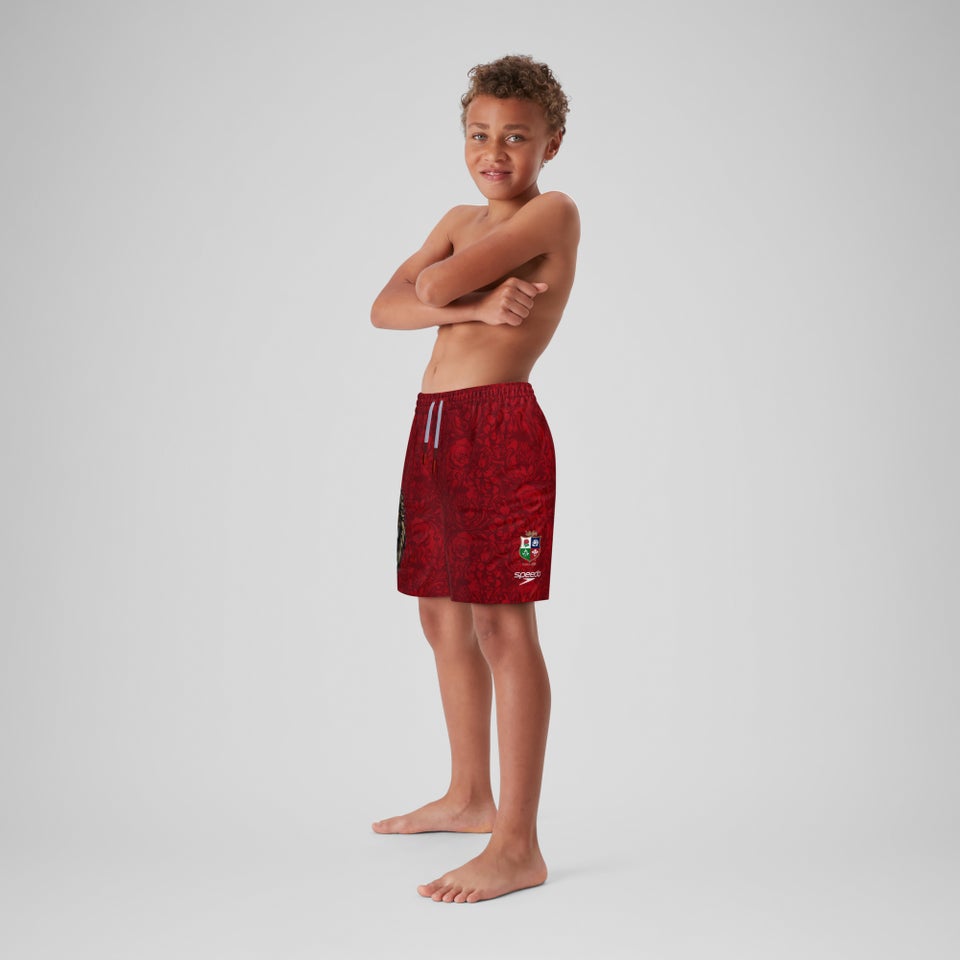 Boys British & Irish Lions 13" Watershorts Red